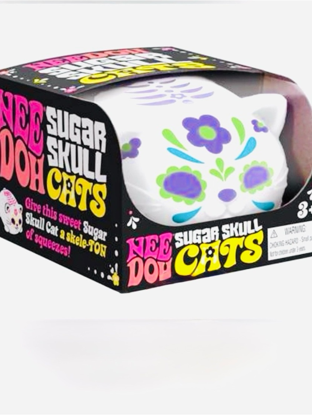 NWT, NeeDoh Sugar Skull Cat